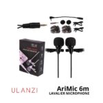 Ulanzi Arimic Dual Lavalier Microphone-Dual Mic6M-1